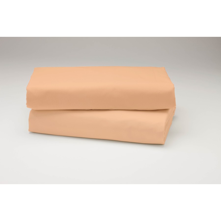 Peach fitted sheet | Žirniukas