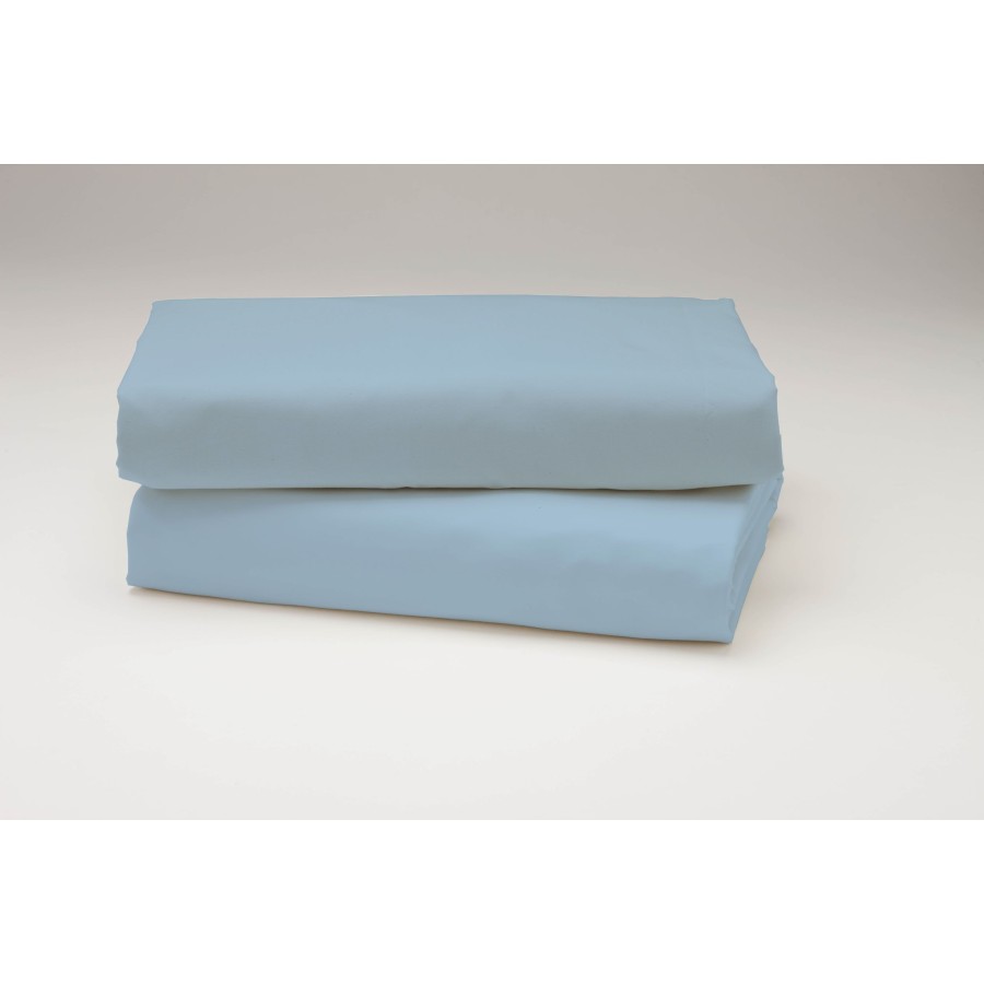 Light blue fitted sheet | Žirniukas