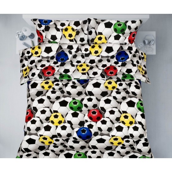 Football balls bedding set | Žirniukas