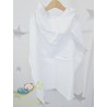 White muslin poncho | Žirniukas