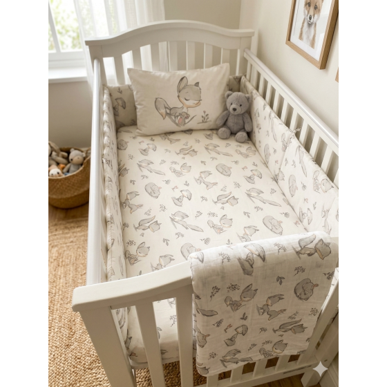 Fox Day bedding set | Žirniukas