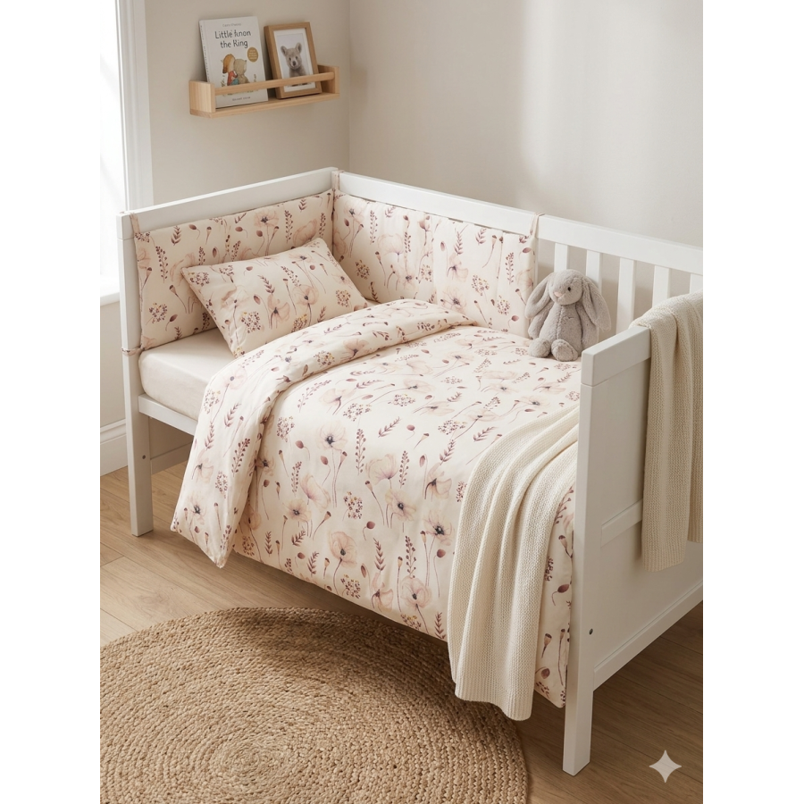 Poppy Field bedding set | Žirniukas