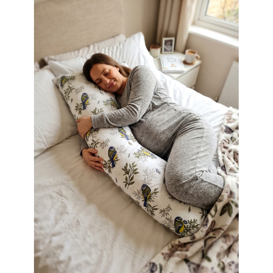 Blue tit maternity pillow | Žirniukas