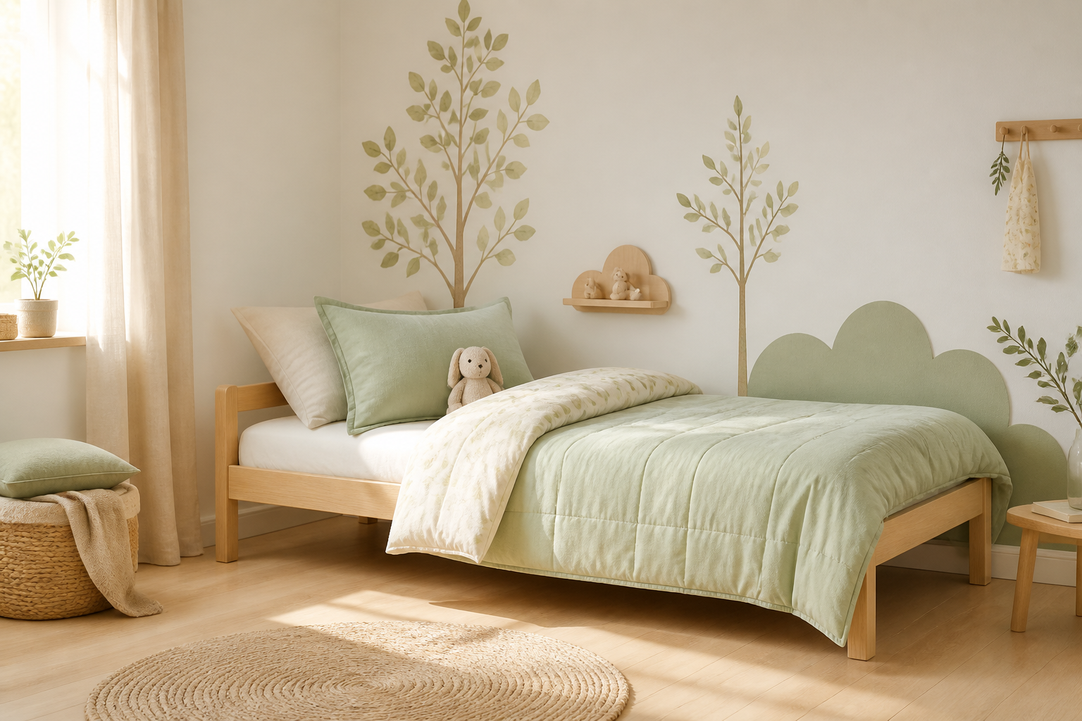 Children’s room bedding and textiles